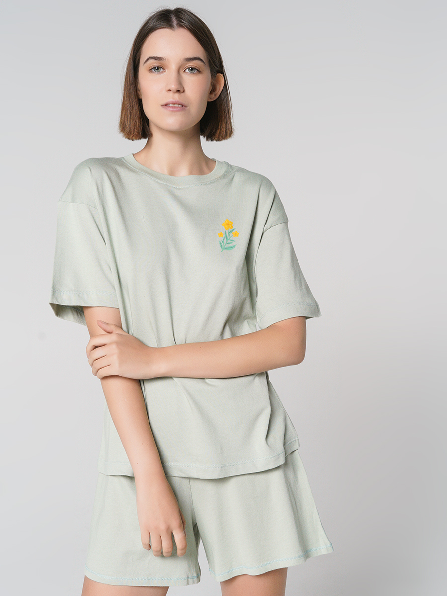 

Пижама женская ТВОЕ 82067 зеленая M, 82067