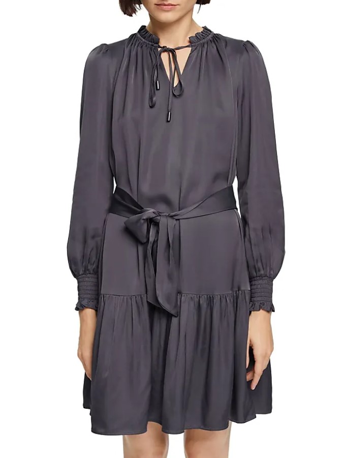 Платье женское Esprit 102EO1E314 черное 40 EU 5690₽