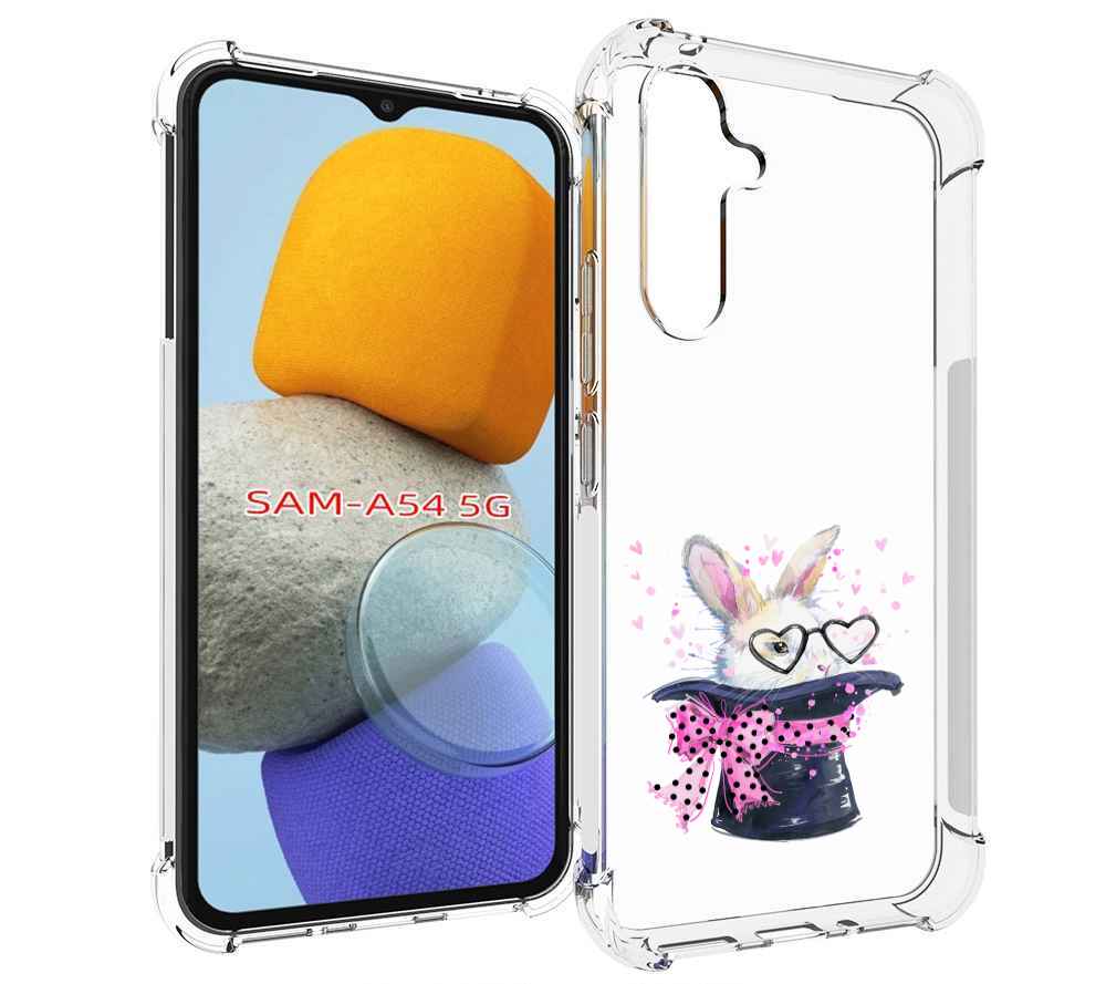 

Чехол MyPads кролик в шляпе для Samsung Galaxy A54, Tocco