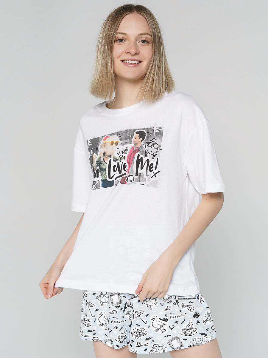

Пижама женская ТВОЕ 82095 белая XS, 82095