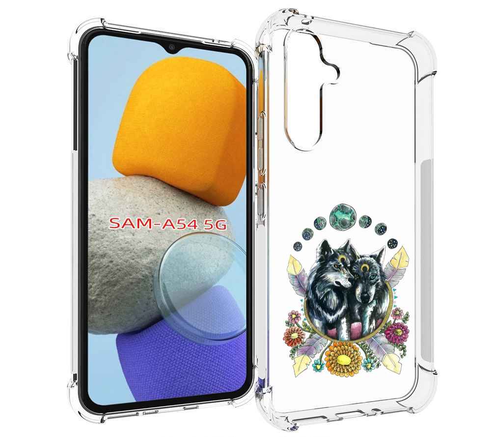 

Чехол MyPads красивые волки абстракция для Samsung Galaxy A54, Tocco