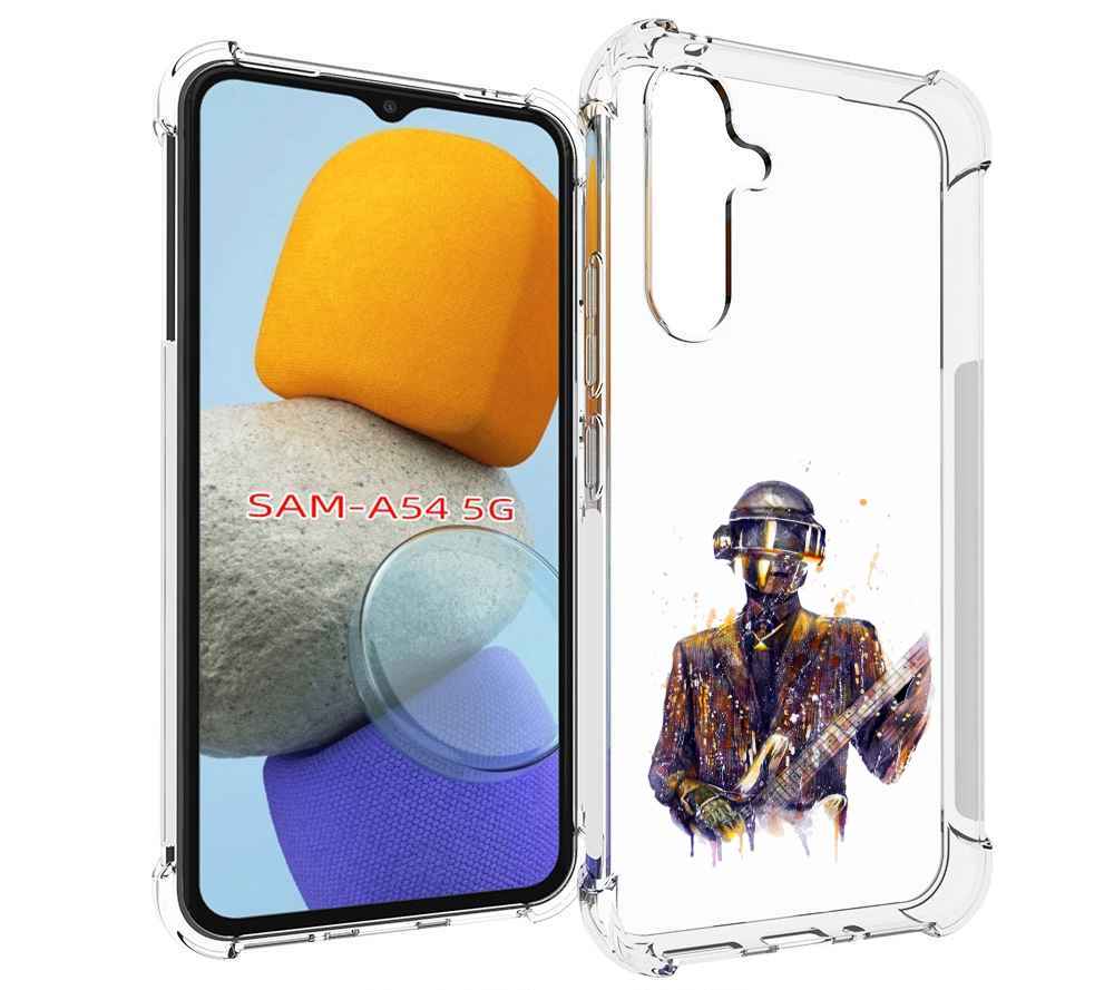 Чехол MyPads космо-гитарист для Samsung Galaxy A54