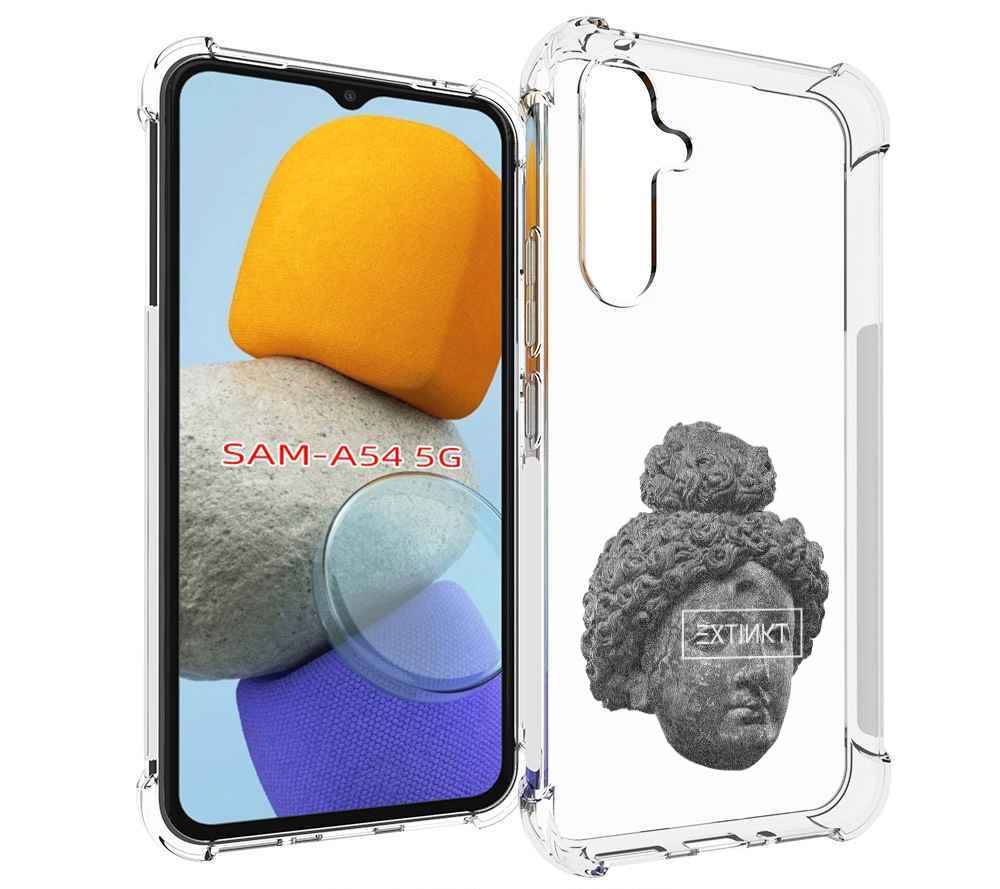 

Чехол MyPads каменное лицо девушки для Samsung Galaxy A54, Tocco