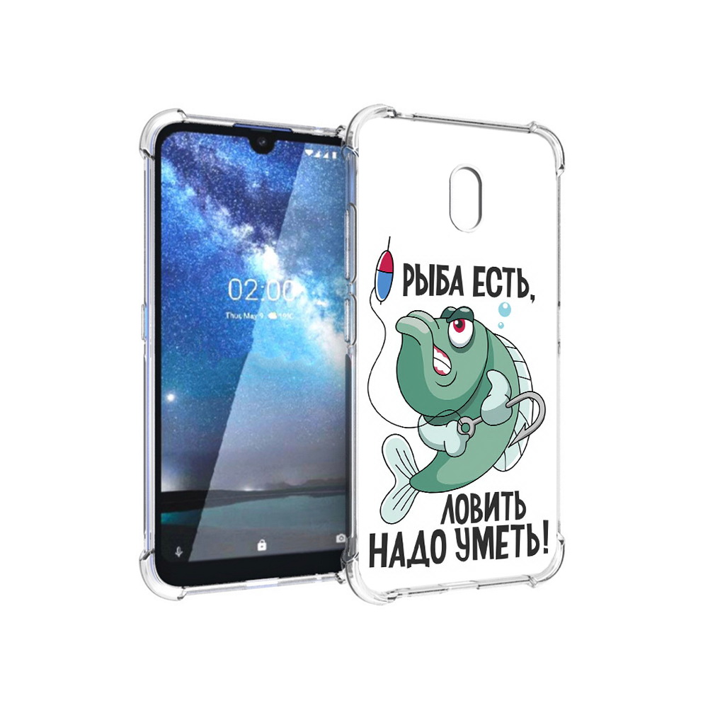 Чехол MyPads Tocco для Nokia 2.2 Рыба есть ,ловить надо уметь (PT134721.103.148)
