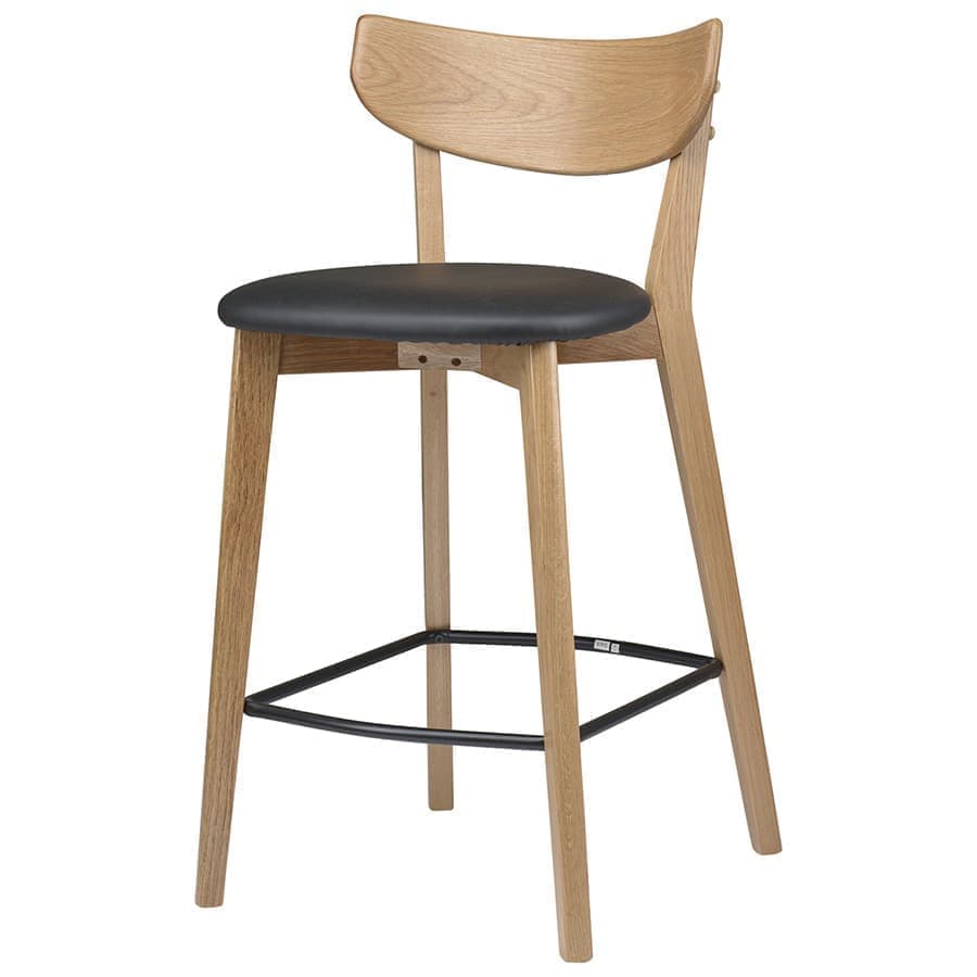 

Стул барный unique furniture, pero, pu-кожа, черный