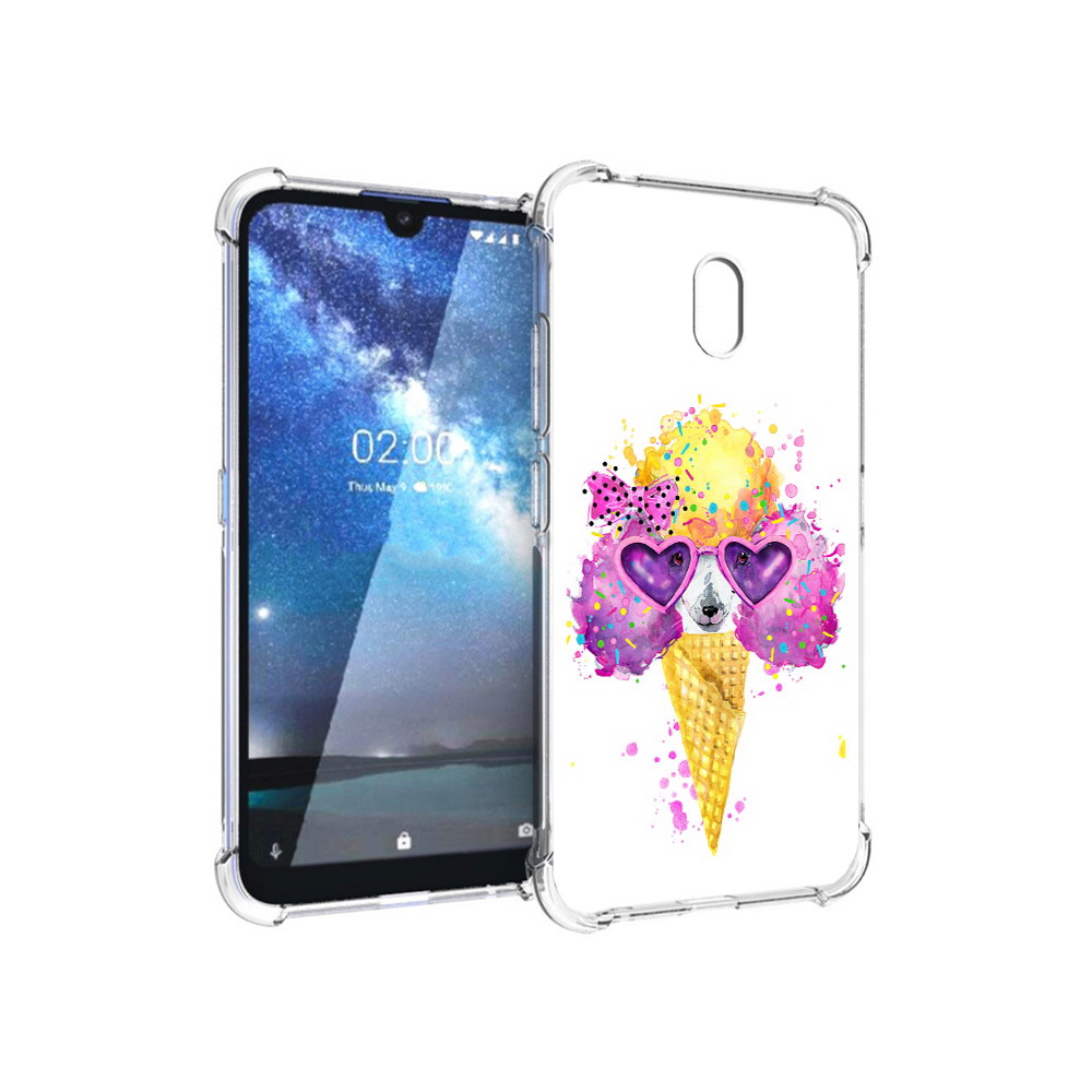 

Чехол MyPads Tocco для Nokia 2.2 Рожок (PT134721.103.146), Прозрачный, Tocco