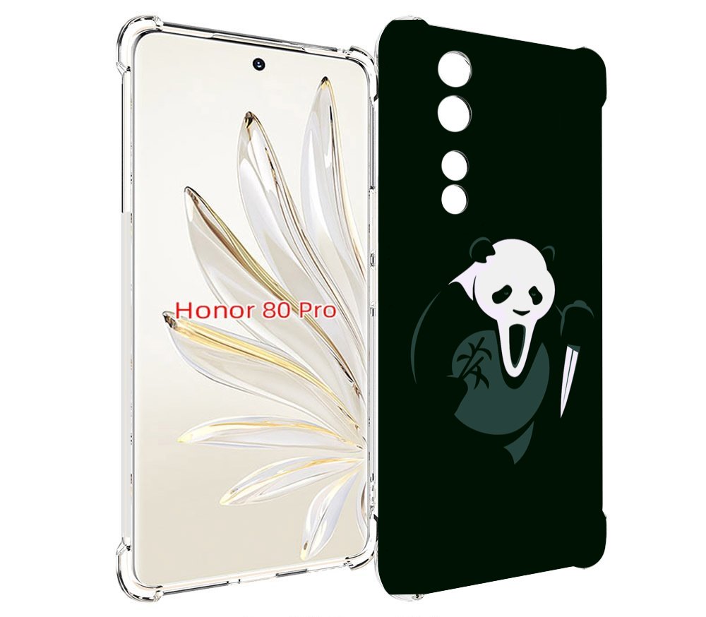 

Чехол MyPads Панда-крик для Honor 80 Pro, Прозрачный, Tocco