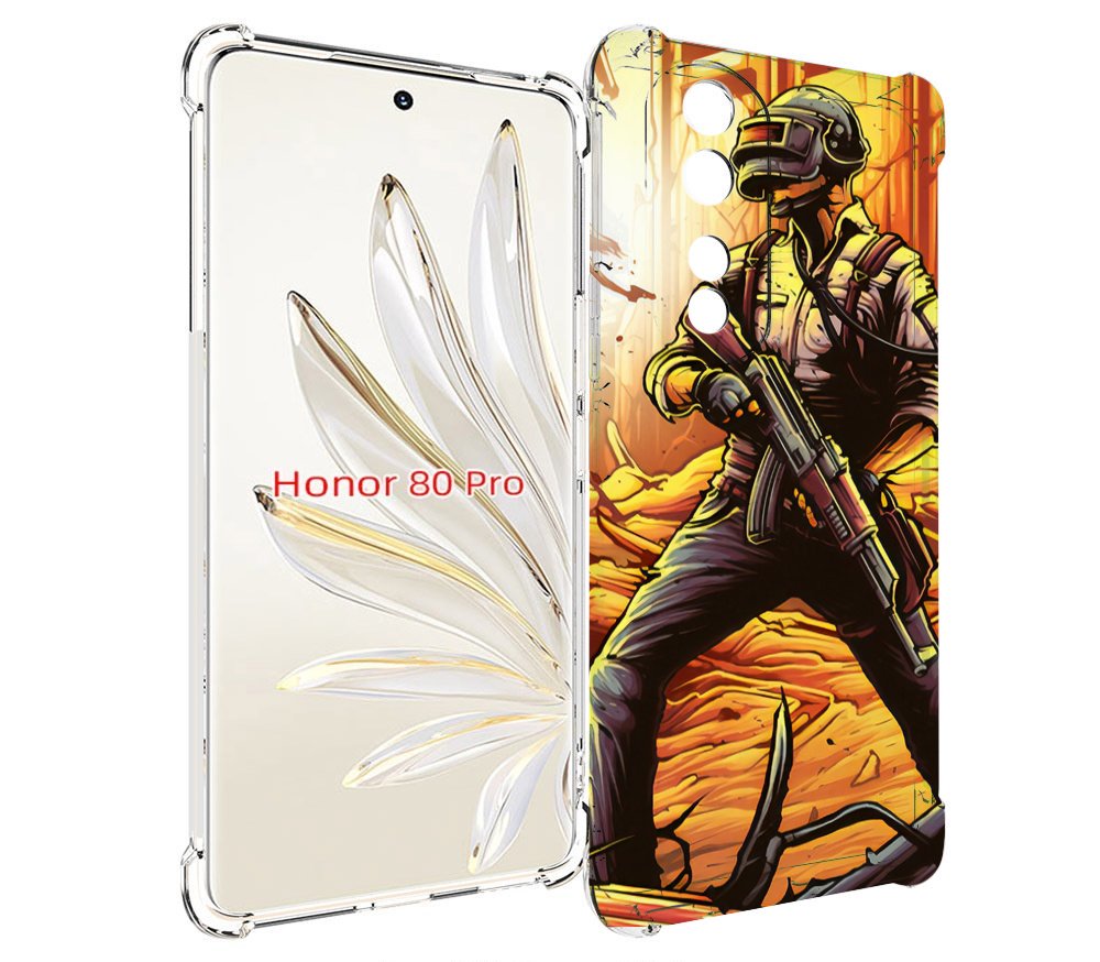 

Чехол MyPads Пабг для Honor 80 Pro, Прозрачный, Tocco