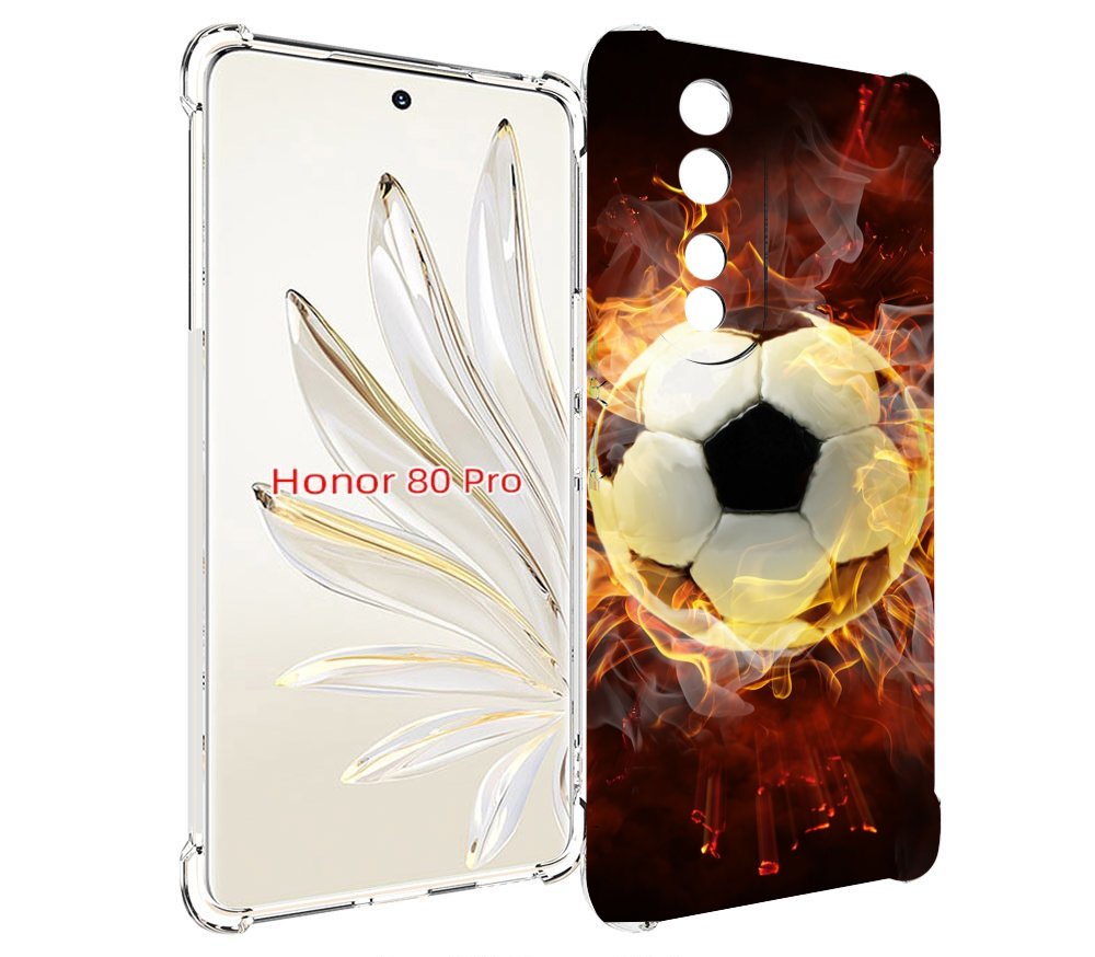 

Чехол MyPads Огненный-мяч для Honor 80 Pro, Прозрачный, Tocco