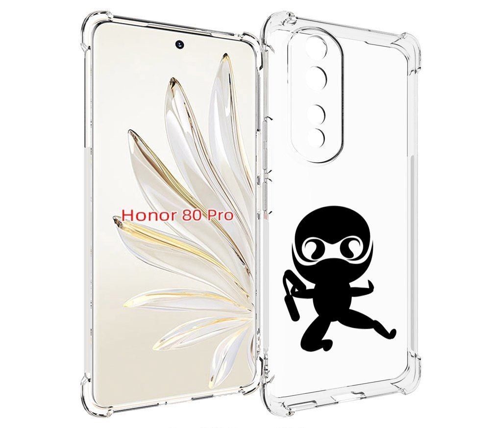 

Чехол MyPads Ниндзя для Honor 80 Pro, Прозрачный, Tocco
