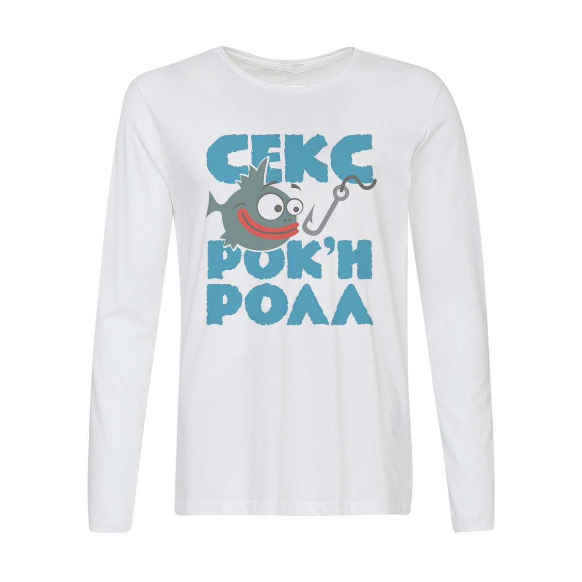 

Лонгслив CoolPodarok Рок ролл, Белый, w0114474