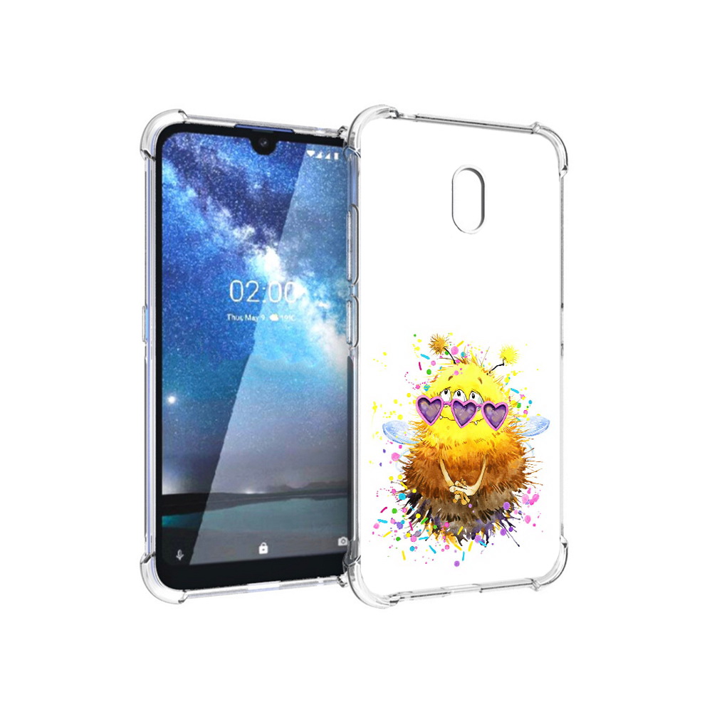 

Чехол MyPads Tocco для Nokia 2.2 Пушитый шмель (PT134721.103.143), Прозрачный, Tocco