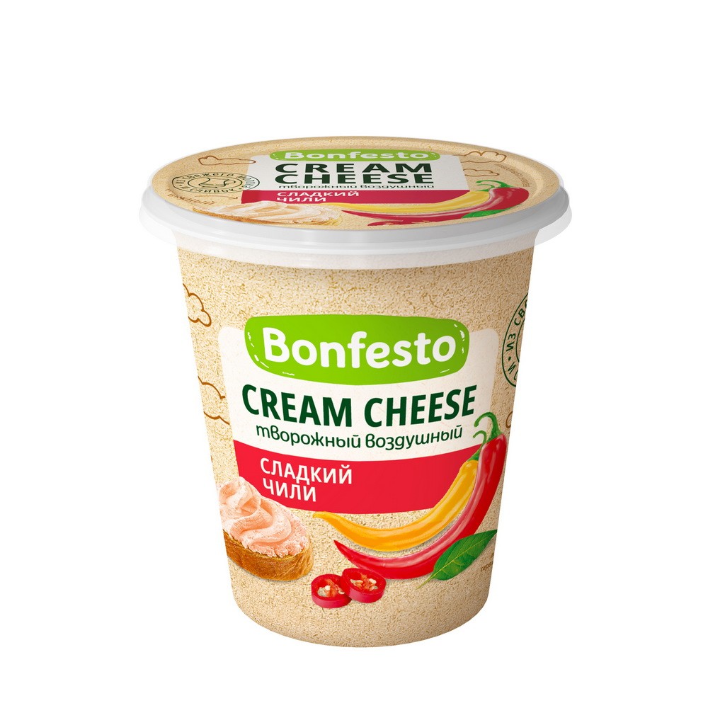 Сыр творожный Bonfesto Крем Чиз сладкий чили 125 г