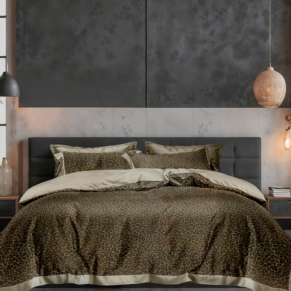 

Комплект постельного белья BELLEHOME "Лео ", евро, 100% хлопок, сатин премиум