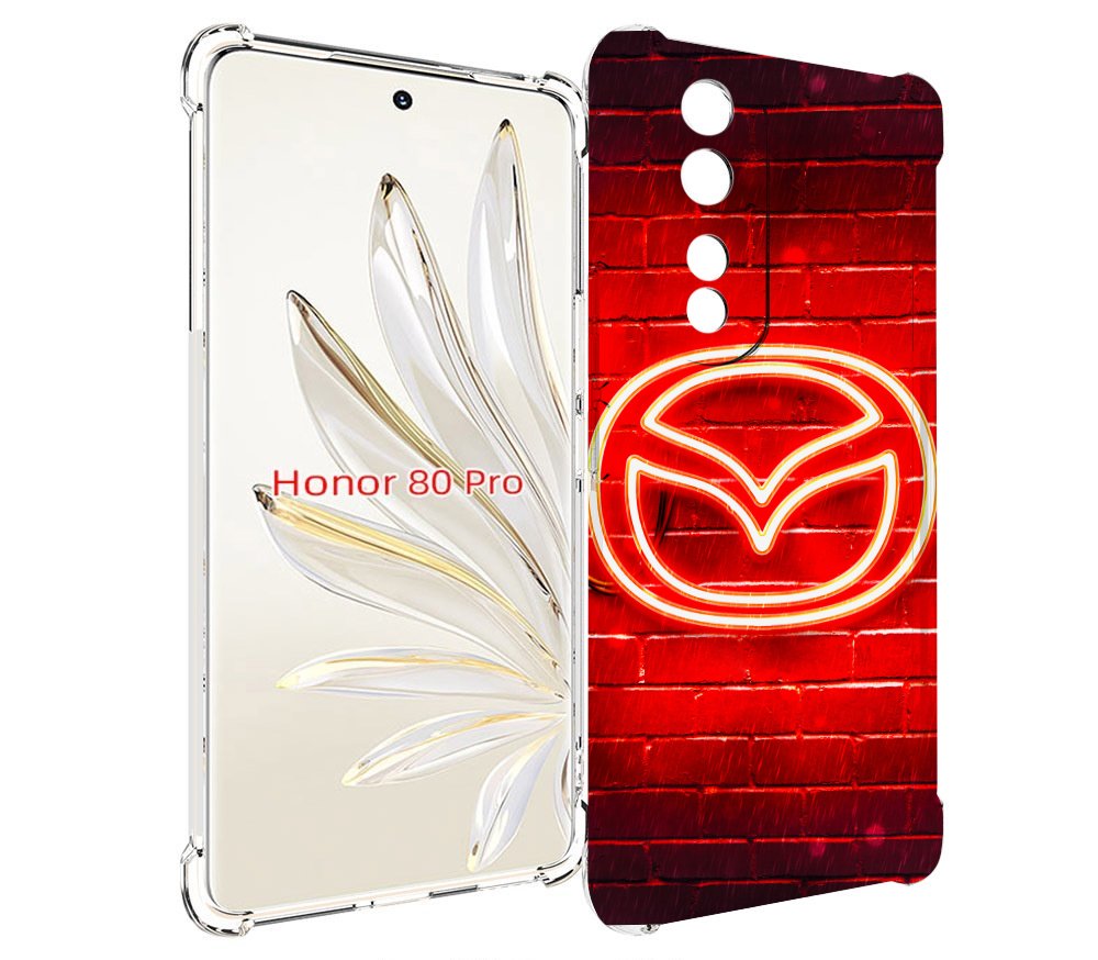 

Чехол MyPads Мазда для Honor 80 Pro, Прозрачный, Tocco