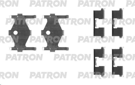 

Комплект монтажный тормозных колодок PATRON PSRK1156