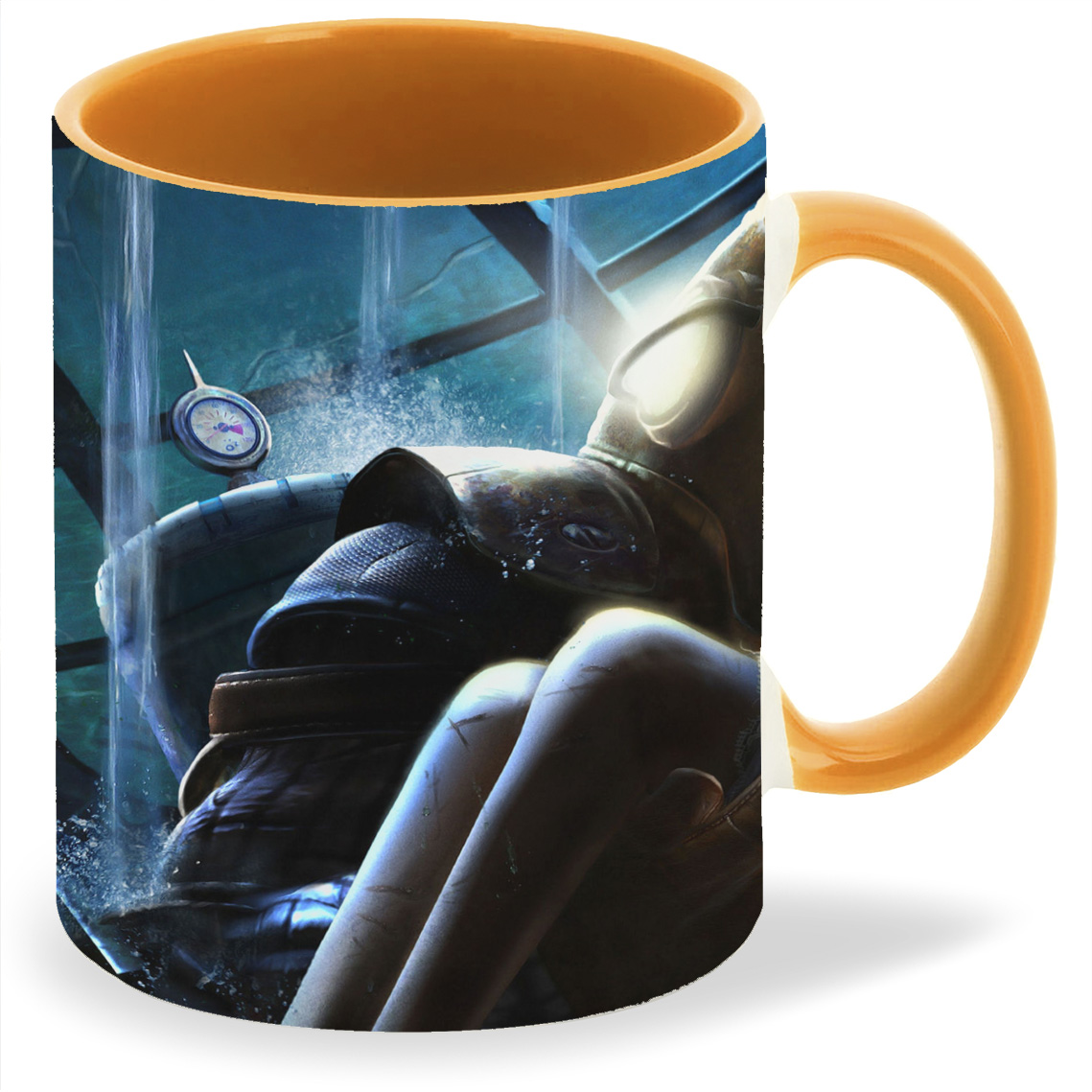

Кружка CoolPodarok bioshock Девочка на руках, bioshock Девочка на руках