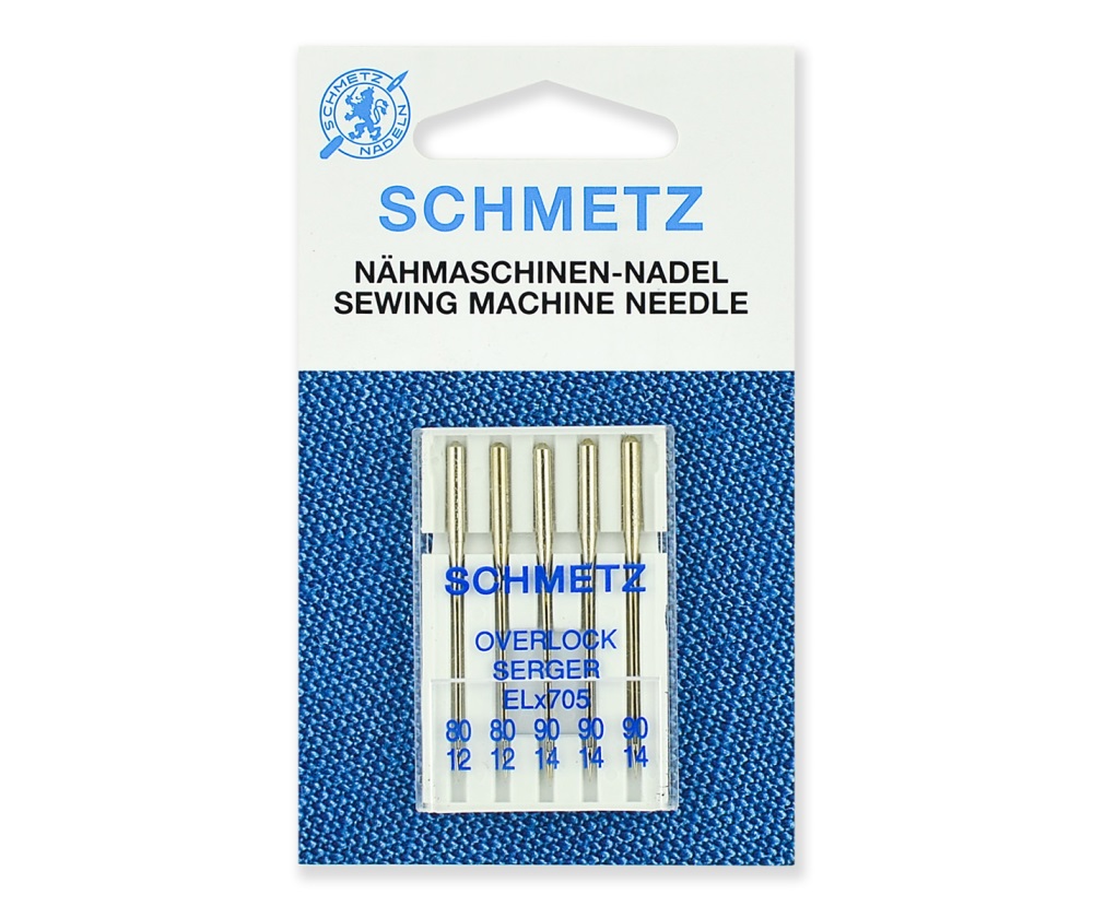 

Иглы Schmetz для плоскошовных машин № 80(2), 90(3), 5 шт.