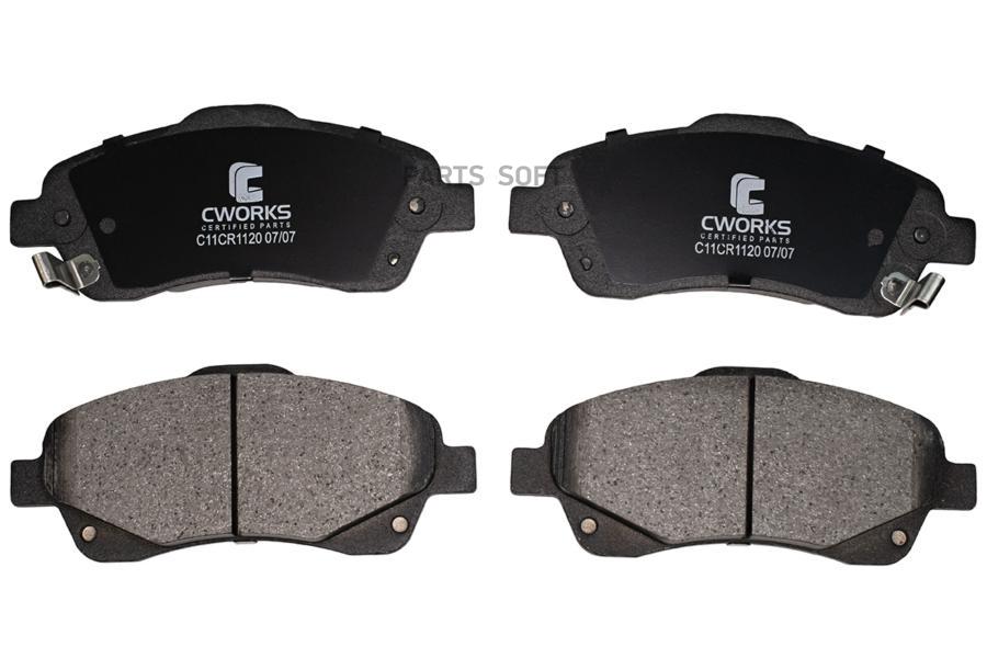 

Тормозные колодки CWORKS передние Low Metallic c11cr1120