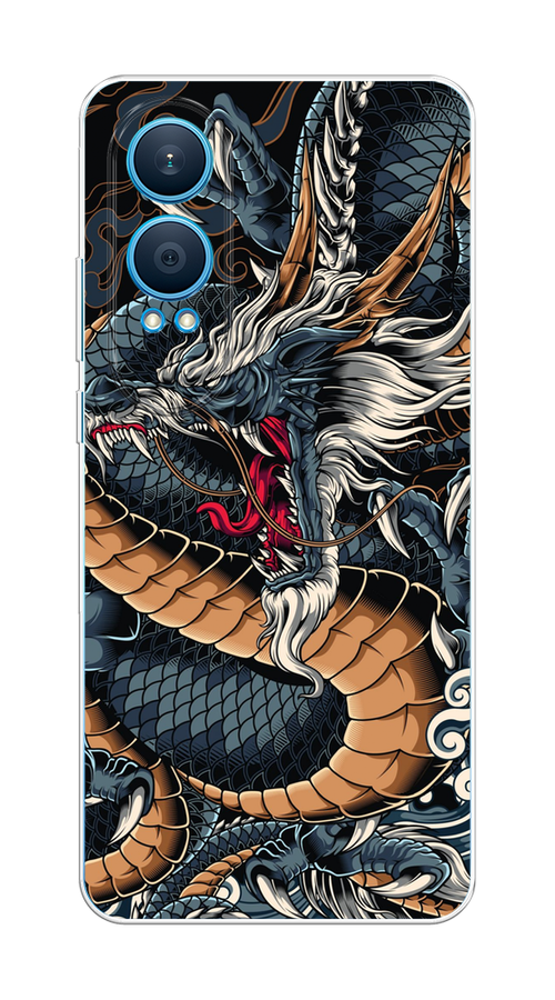 

Чехол на OnePlus Nord CE4 Lite 5G "Japanese Dragon", Коричневый;черный;синий, 155050-1