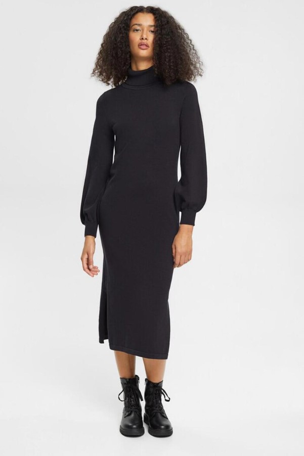 Платье женское Esprit 092EE1E320 черное L 4290₽