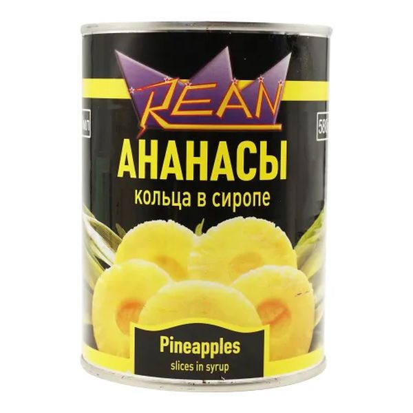 

Ананасы Rean кольца в сиропе 580 г