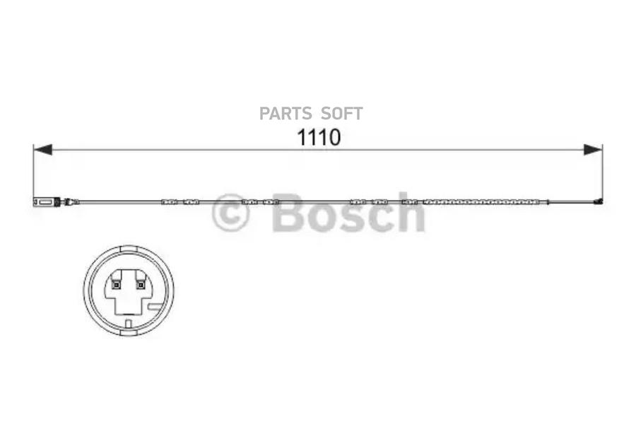 

Датчик износа колодок задних l=1100 bmw e87/e90/e91 all 04 Bosch 1987473515