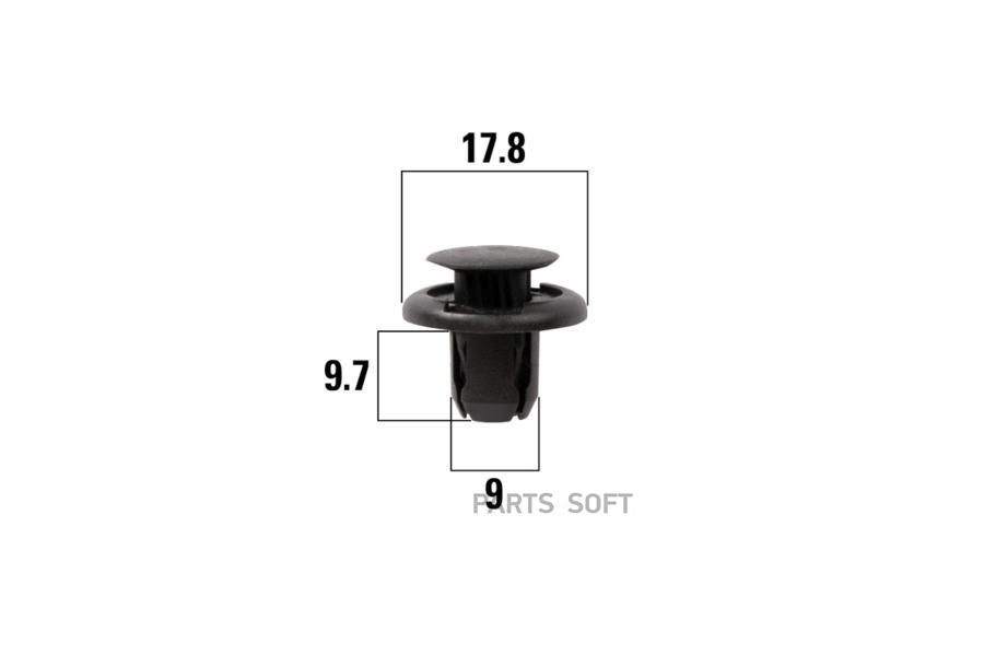

KRAFT KT106291 Клипсы автомобильные Toyota Land Cruiser Prado, Vista 50шт
