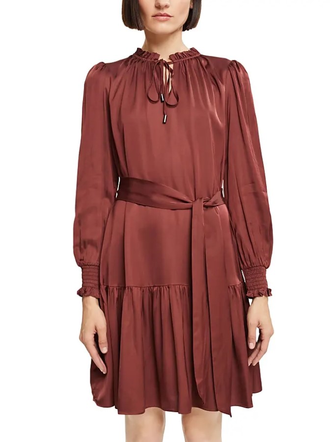 Платье женское Esprit 102EO1E314 красное 34 EU 5690₽