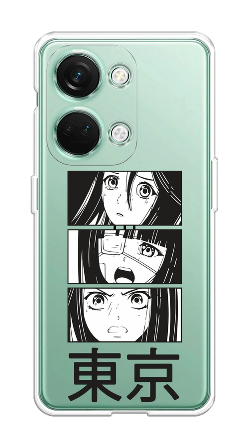 

Чехол на OnePlus Nord 3 "Tokyo girls", Белый;черный;прозрачный, 154050-1