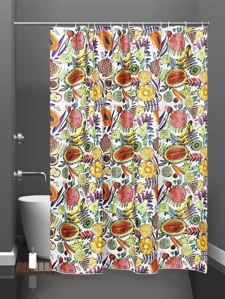 

Шторка Bath Plus Tropical Fruits 180х200cm ch-21313