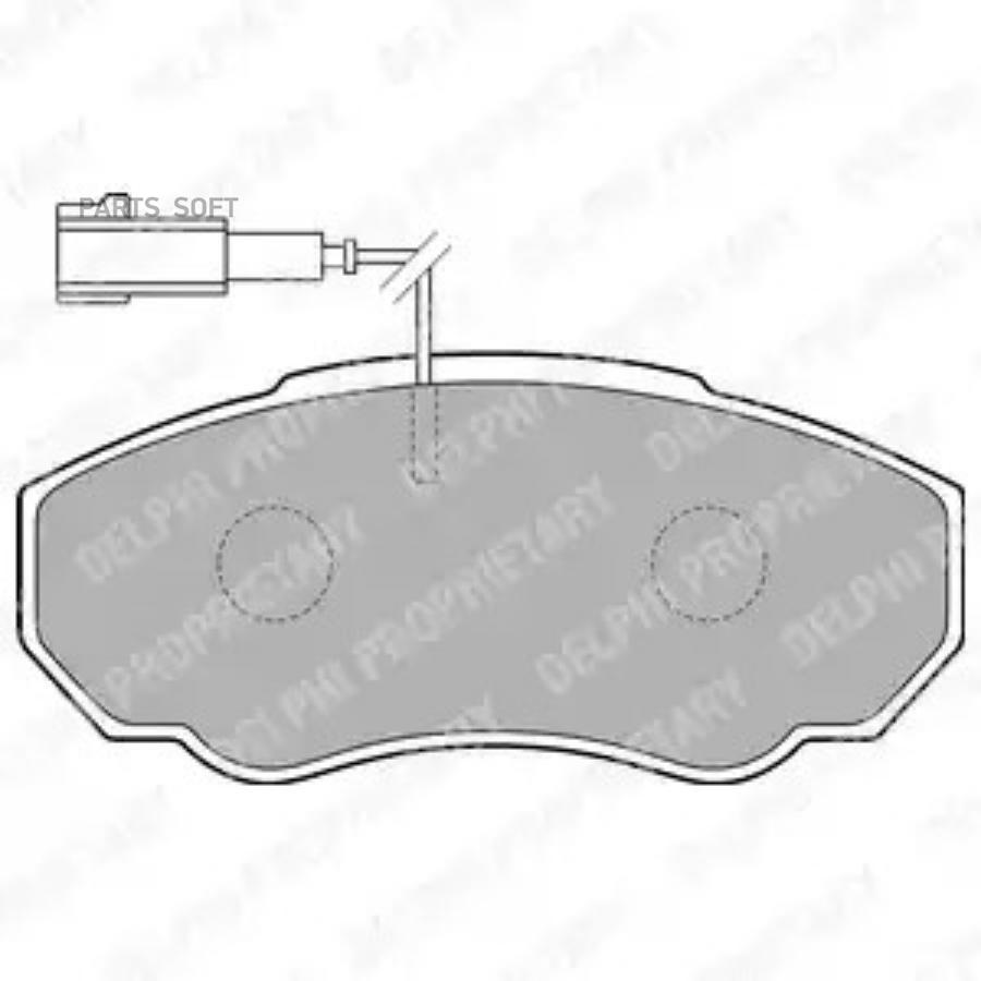 

Тормозные колодки DELPHI LP1750