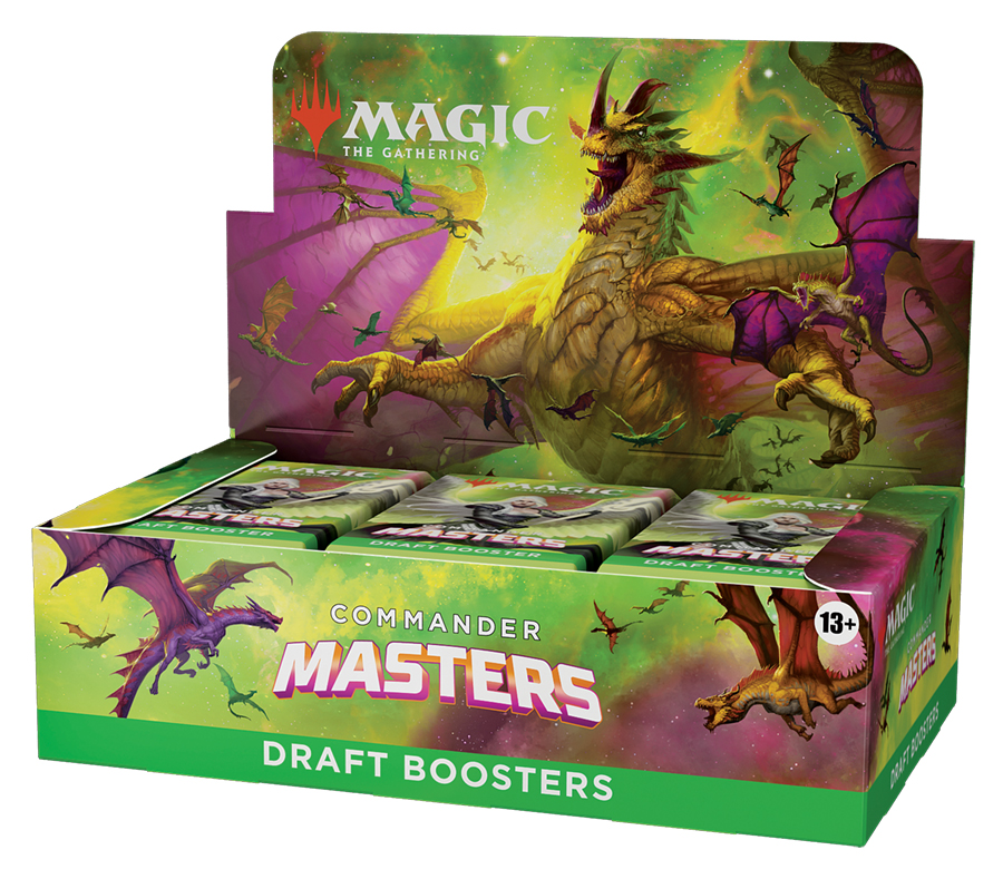 

Дисплей драфт-бустеров Magic издания Commander Masters на английском языке, База