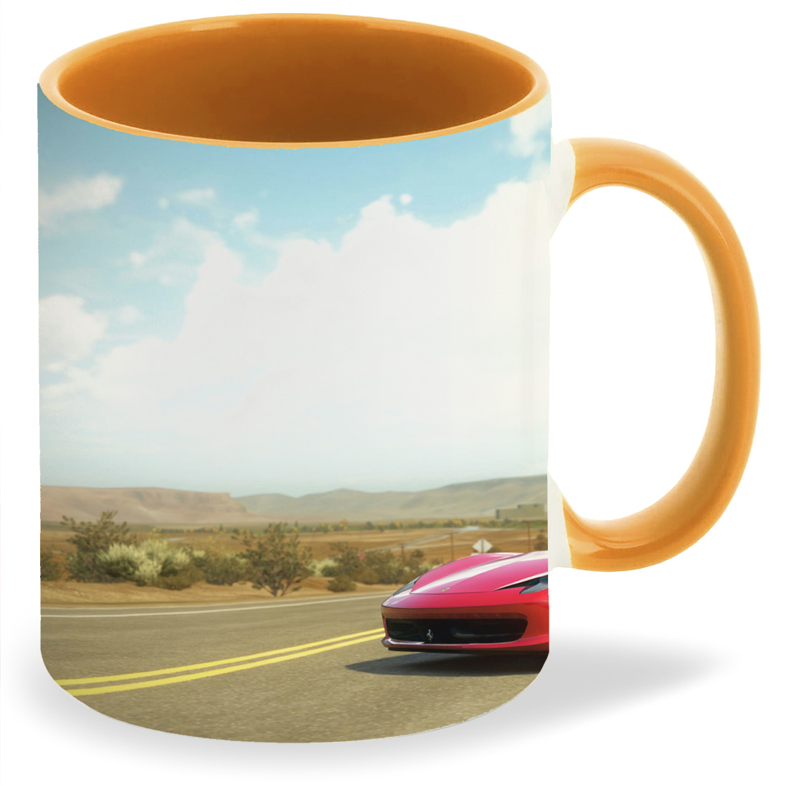 

Кружка CoolPodarok forza horizon Красное авто, forza horizon Красное авто