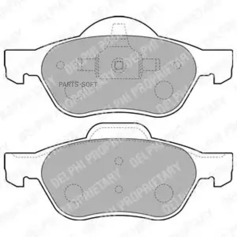 

Тормозные колодки DELPHI LP1714