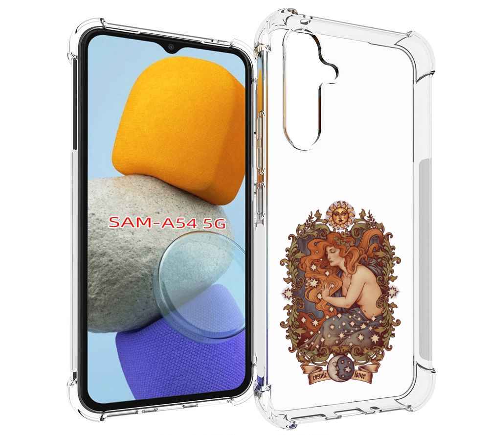 

Чехол MyPads звездная девушка абстракция для Samsung Galaxy A54, Tocco