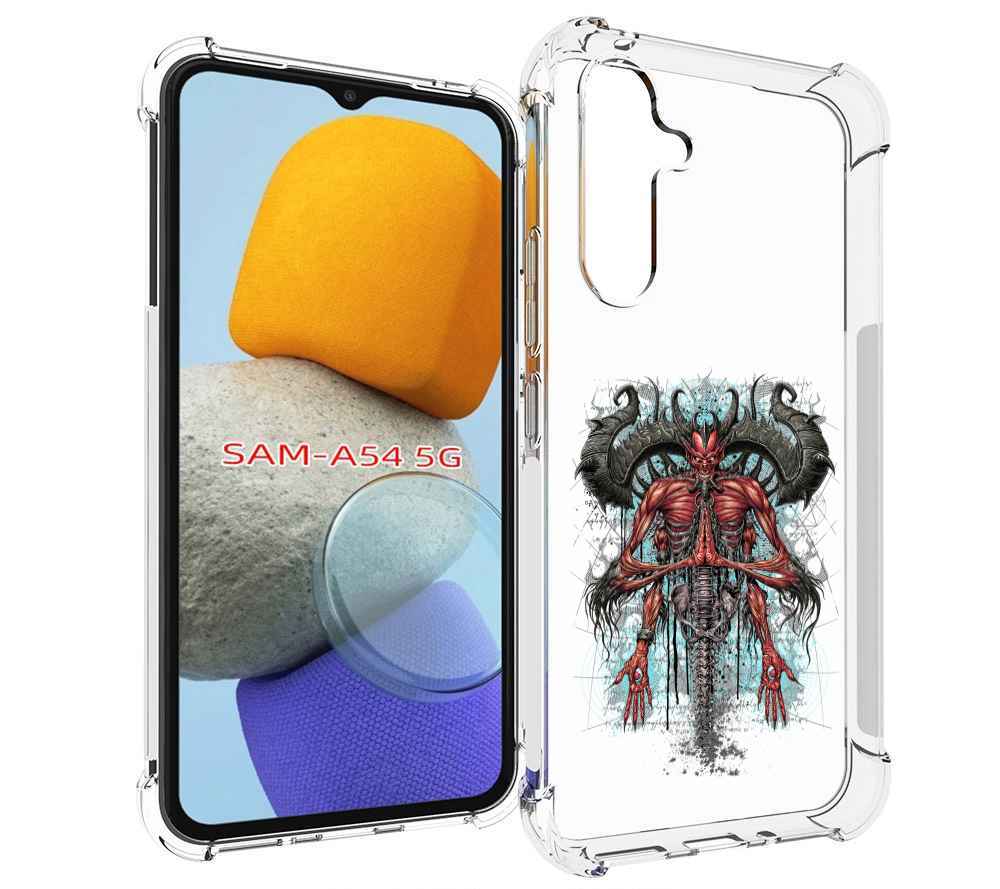 

Чехол MyPads дьявол для Samsung Galaxy A54, Tocco