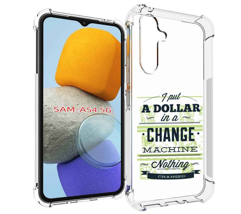

Чехол MyPads доллар надпись для Samsung Galaxy A54, Tocco