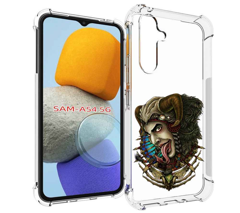 

Чехол MyPads длинный язык для Samsung Galaxy A54, Tocco