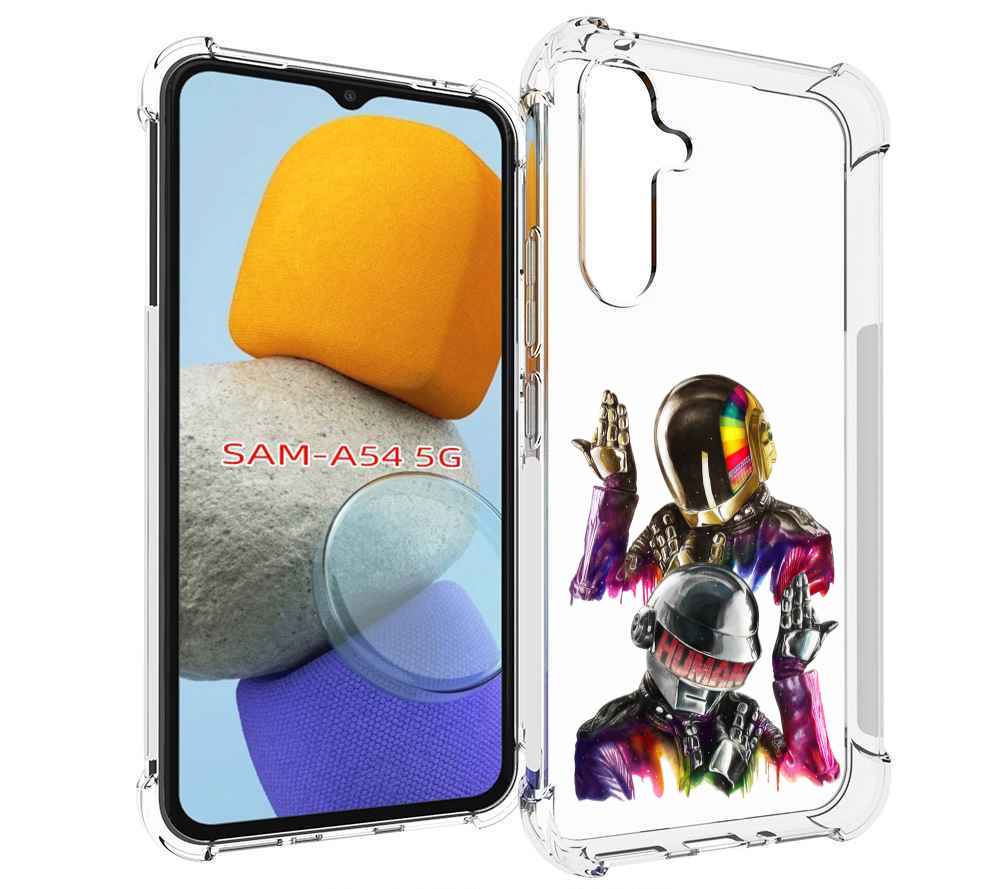 

Чехол MyPads диско космонавты для Samsung Galaxy A54, Tocco