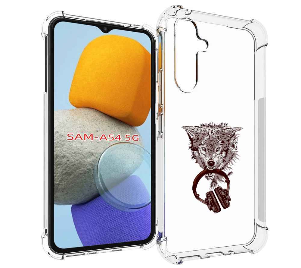 

Чехол MyPads дикий волк для Samsung Galaxy A54, Tocco