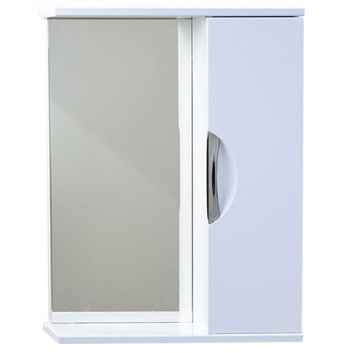 Зеркало со шкафчиком без подсветки, МИЛЛИ 60 Универсальное