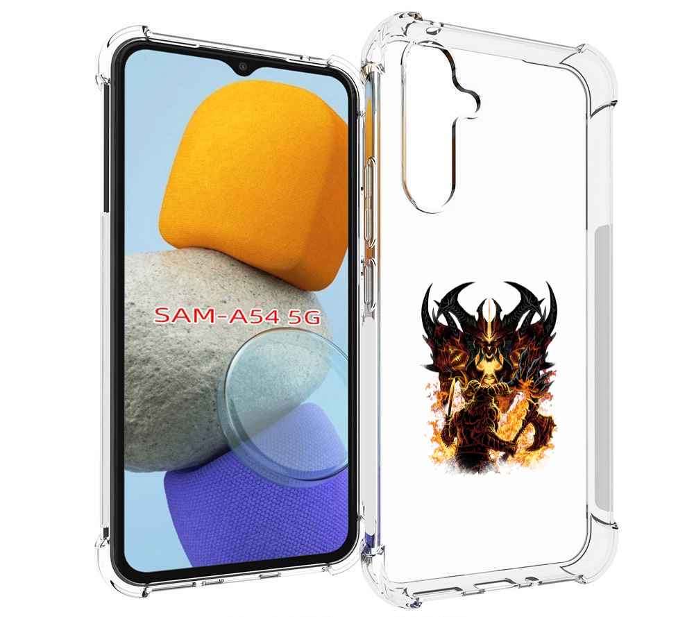

Чехол MyPads демон shadow fiend для Samsung Galaxy A54, Tocco