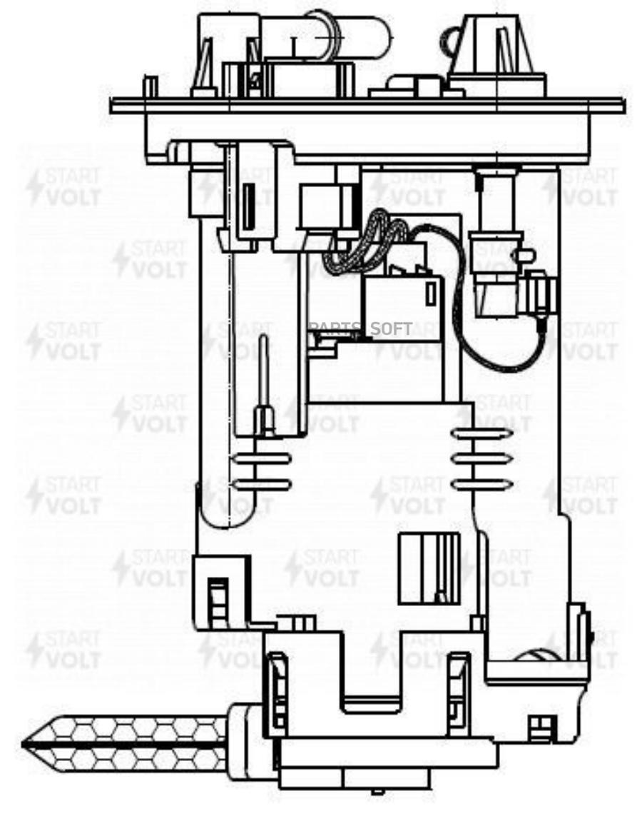 

STARTVOLT Модуль топливного насоса для ам Mitsubishi Lancer IX (00-) 1.3i1.6i (SFM 1102) S