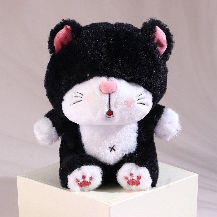 

Мягкая игрушка Котик, 25 см, цвет черный