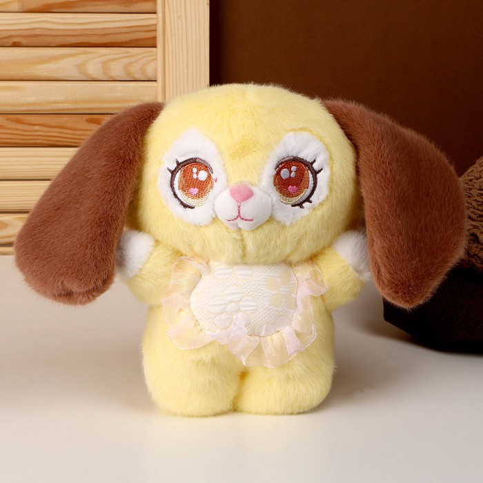 

Мягкая игрушка Собака, 27 см, цвет желтый