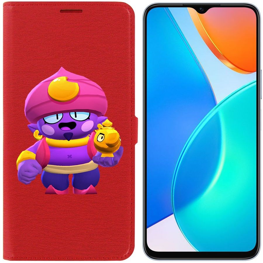 

Чехол-книжка Eco Book для Honor X6 Brawl Stars-Джин
