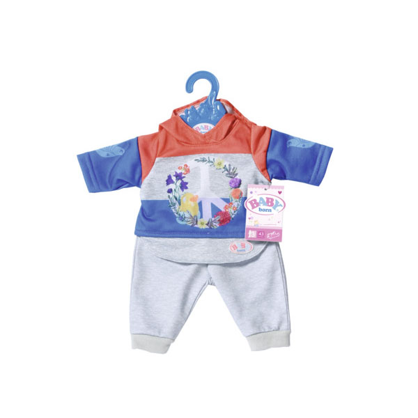 

Одежда Zapf Creation Baby born очные костюмчики 826-980, Серый;синий, 826-980_826980