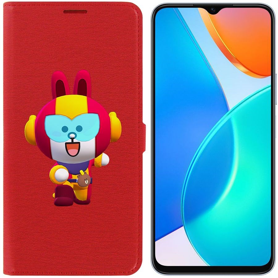 

Чехол-книжка Eco Book для Honor X6 Brawl Stars-Кони Макс