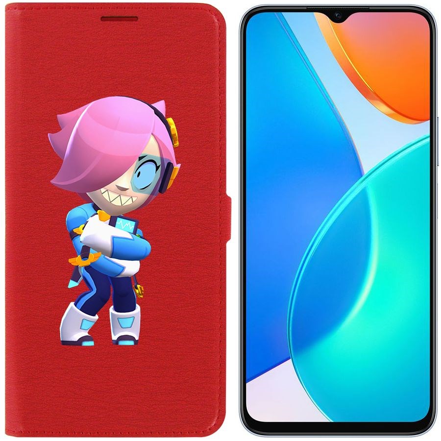 

Чехол-книжка Eco Book для Honor X6 Brawl Stars-Колетт Навигатор
